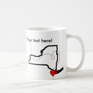 Caneca De Café Presente ausente móvel da relação interurbana. 