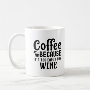 Caneca De Café Presente charmoso de café e de vinho para qualquer