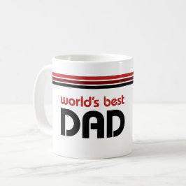 Caneca De Café Presente Clássico do Dia dos Pais para o Melhor Pa