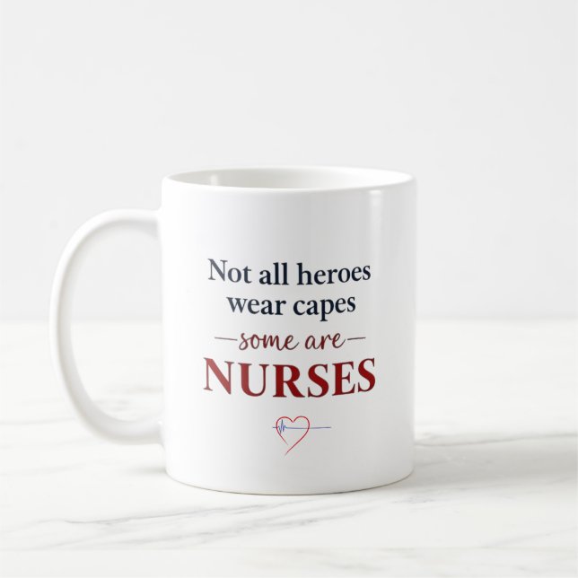 Caneca De Café Presente com Nome Personalizado para Enfermeiros H (Esquerda)
