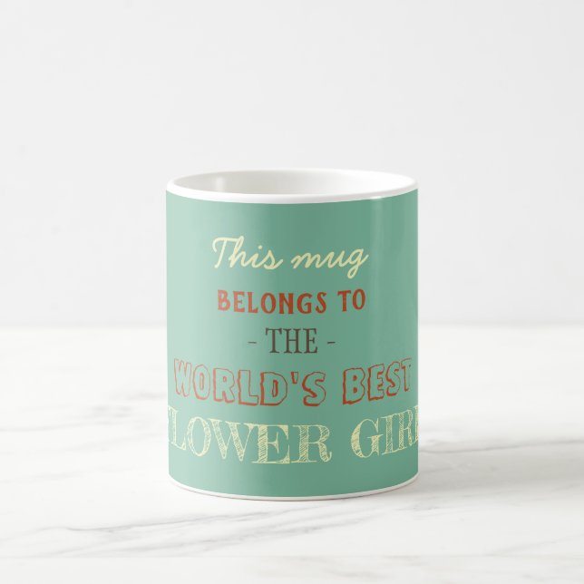 Caneca De Café Presente Cor Pastel Terracota Verde para Menina da (Centro)