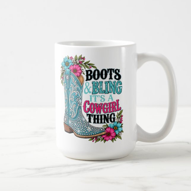 Caneca De Café Presente Country Western (Direita)