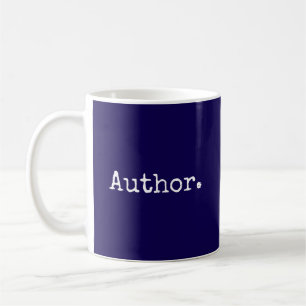 Caneca De Café Presente Criativo para Autor Escritor Orgulhoso