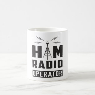 Caneca De Café Presente da antena do operador de frequência amado