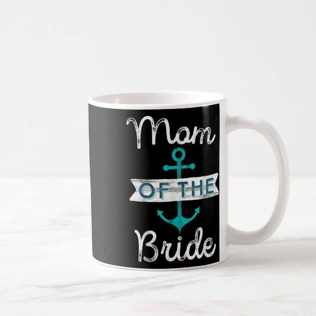 Caneca De Café Presente da Mãe da Noiva Diversão Mãe Náutica Casa (Direita)