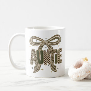 Caneca De Café Presente da Tia Camo da Irmã Anúncio de Novo Bebê