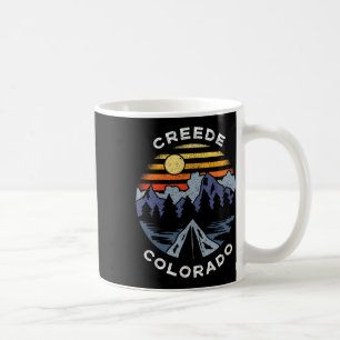 Caneca De Café Presente de Acampamento de Férias nas Montanhas de