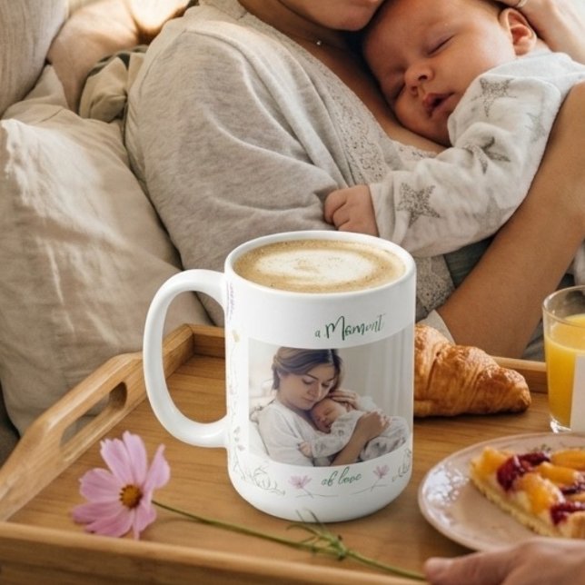 Caneca De Café Presente de Acrílico Moderno para o Primeiro Dia d (Criador carregado)