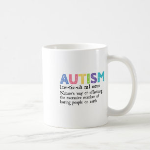 Caneca De Café Presente de Admissão de Consciência do Autismo Def