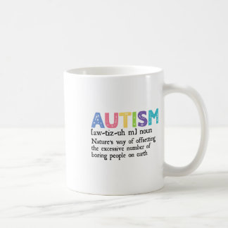Caneca De Café Presente de Admissão de Consciência do Autismo Def