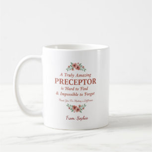 Caneca De Café Presente de Agradecimento ao Mentor de Enfermagem