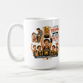 Caneca De Café Presente de Agradecimento ao Pai Campeão de Basque
