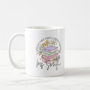 Caneca De Café Presente de Agradecimento ao Professor Retro Groov