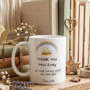 Caneca De Café Presente de Agradecimento aos Professores Amor Est
