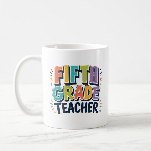 Caneca De Café Presente de Agradecimento para Professor do Quinto (Esquerda)