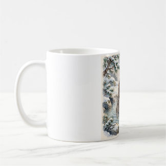 Caneca De Café Presente de Água Colorida do Macaco da Neve Onsen 