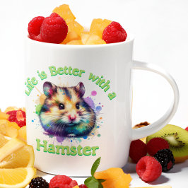 Caneca De Café Presente de amante de Hamster, dono de café, dono