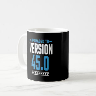 Caneca De Café Presente de aniversário de 45 anos