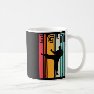 Caneca De Café Presente de Aniversário de 8 anos Karate Taekwondo