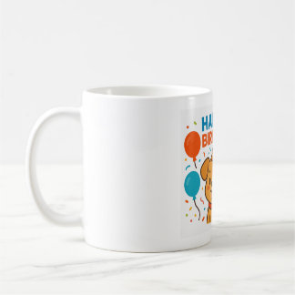 Caneca De Café Presente de Aniversário de Cachorro para Amantes d