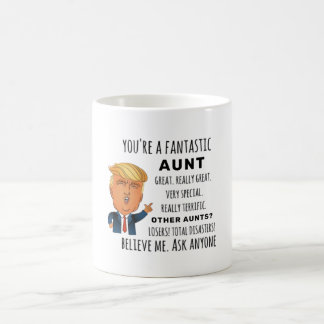 Caneca De Café Presente de aniversário engraçado da tia Trumps