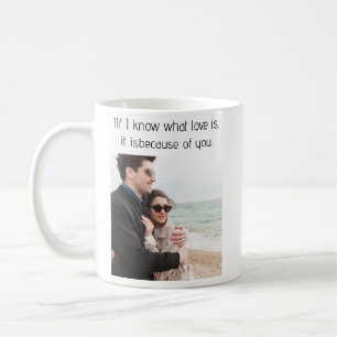 Caneca De Café Presente de Aniversário Moderno para Ele para Home