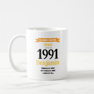 Caneca De Café Presente de Aniversário Personalizado