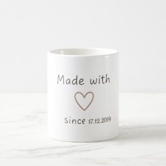 Caneca De Café Presente de aniversário Personalizado para Casais