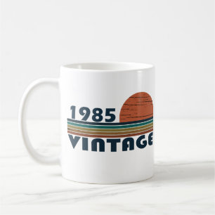 Caneca De Café Presente de aniversário vintage nascido em 1985