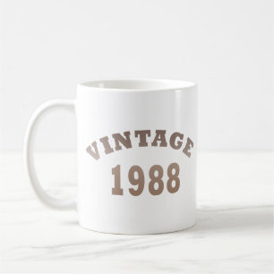 Caneca De Café Presente de aniversário vintage nascido em 1988