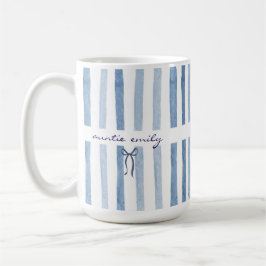 Caneca De Café Presente de Anúncio de Bebê com Nome da Tia Person