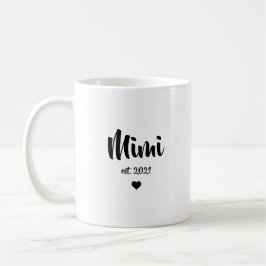 Caneca De Café Presente de Anúncio de Gravidez da Tia Mimi