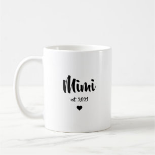Caneca De Café Presente de Anúncio de Gravidez da Tia Mimi