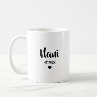 Caneca De Café Presente de Anúncio de Gravidez da Vovó Nani