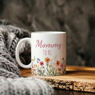 Caneca De Café presente de anúncio de gravidez mamãe