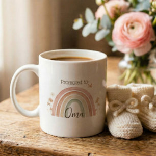 Caneca De Café Presente de Anúncio de Gravidez Oma