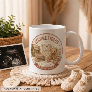 Caneca De Café Presente de Anúncio de Gravidez para Família