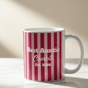 Caneca De Café Presente de anúncio de gravidez tia