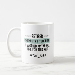 Caneca De Café Presente de Aposentadoria Engraçado para Professor