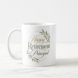 Caneca De Café Presente de Aposentadoria para Diretor(a) Feliz