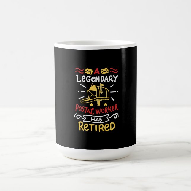 Caneca De Café Presente de Aposentadoria para Funcionário dos Cor (Centro)