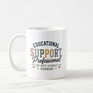 Caneca De Café Presente de Apreciação ao Profissional de Apoio Ed