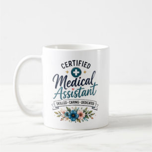 Caneca De Café Presente de Apreciação para Assistente Médico Cert