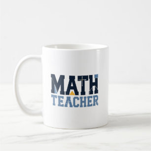 Caneca De Café Presente de Apreciação para Professor de Matemátic