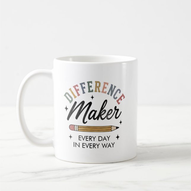 Caneca De Café Presente de Apreciação para Professor que Faz a Di (Esquerda)