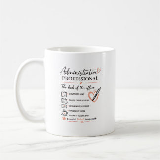 Caneca De Café Presente de Apreciação para Profissional Administr