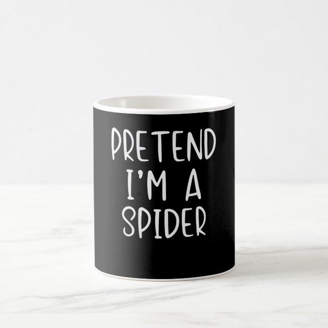 Caneca De Café Presente de aranha |Finja a preguiça do fantasma d (Centro)