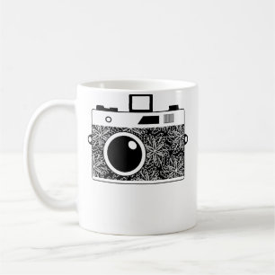 Caneca De Café Presente de Arte de Câmera Retro Fofa G003514