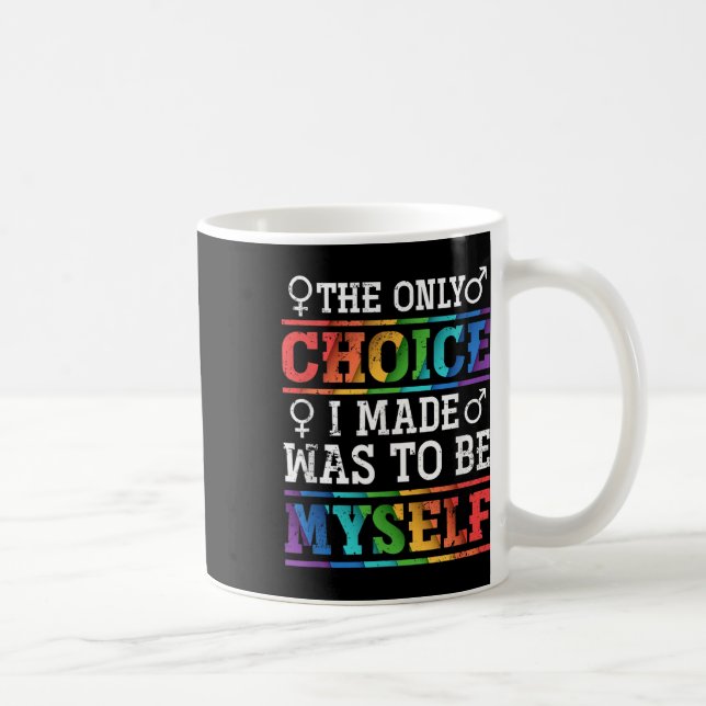 Caneca De Café Presente de Ativista de Direitos LGBTQ Mês do Orgu (Direita)