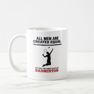 Caneca De Café Presente de Badminton para Treinador de Pai Jogado
